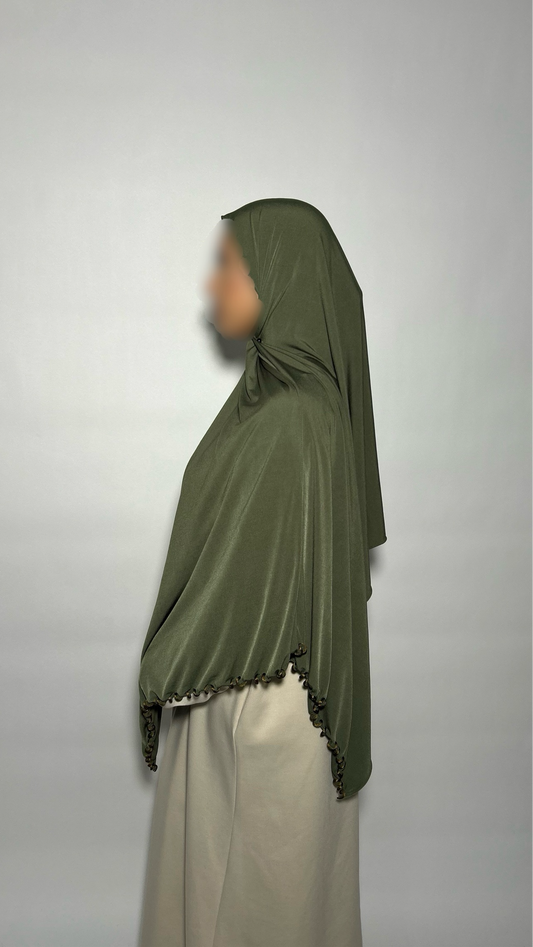 Hijab jersey premium ondulé