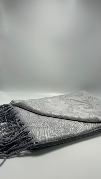 Pashmina gris clair